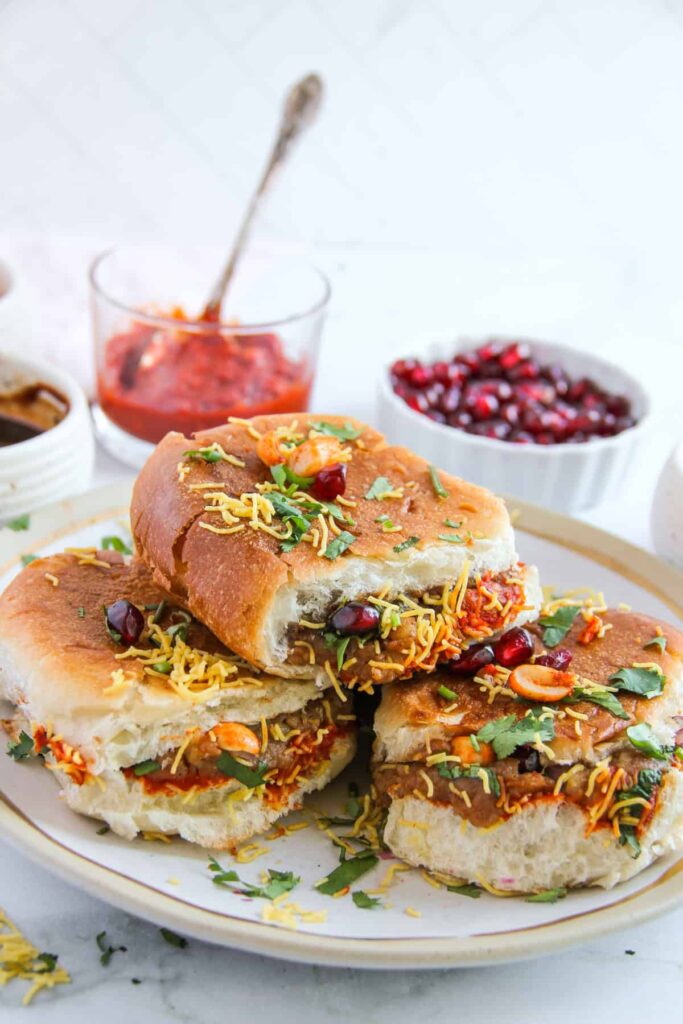 Dabeli Indian street food at Pani Puri Paradise Mississauga