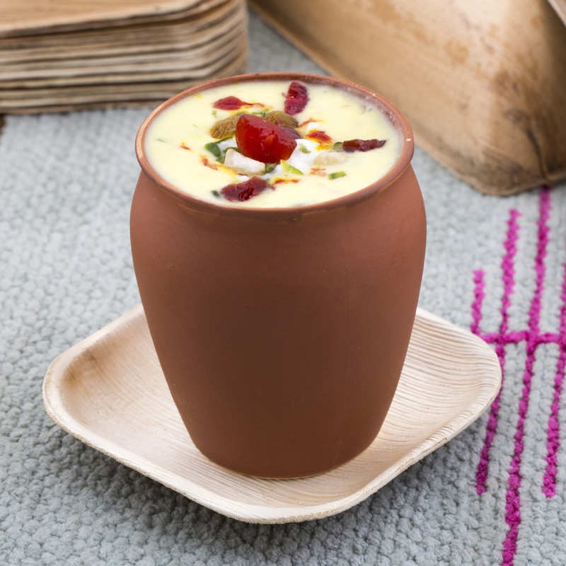 Sweet lassi at Pani Puri Paradise Mississauga